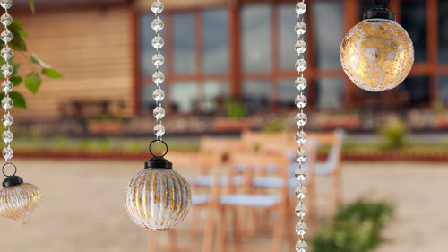 Serene Spaces Living Glass Ball Ornament | Wayfair